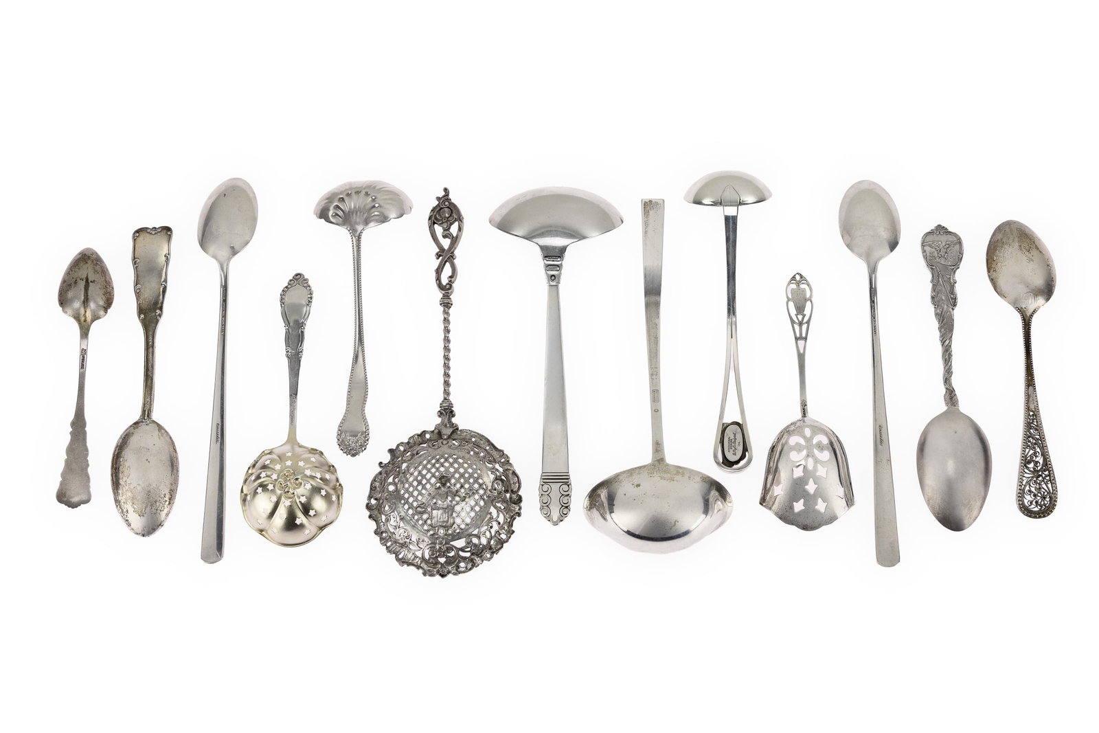 12 pcs. Assorted Sterling Silver Flatware - 2