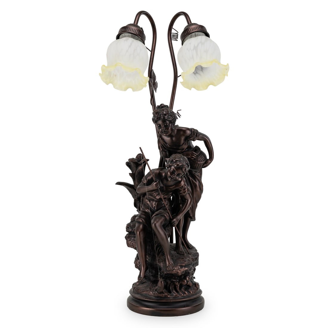 Art Nouveau Style Figural Table Lamp (1 of 10)
