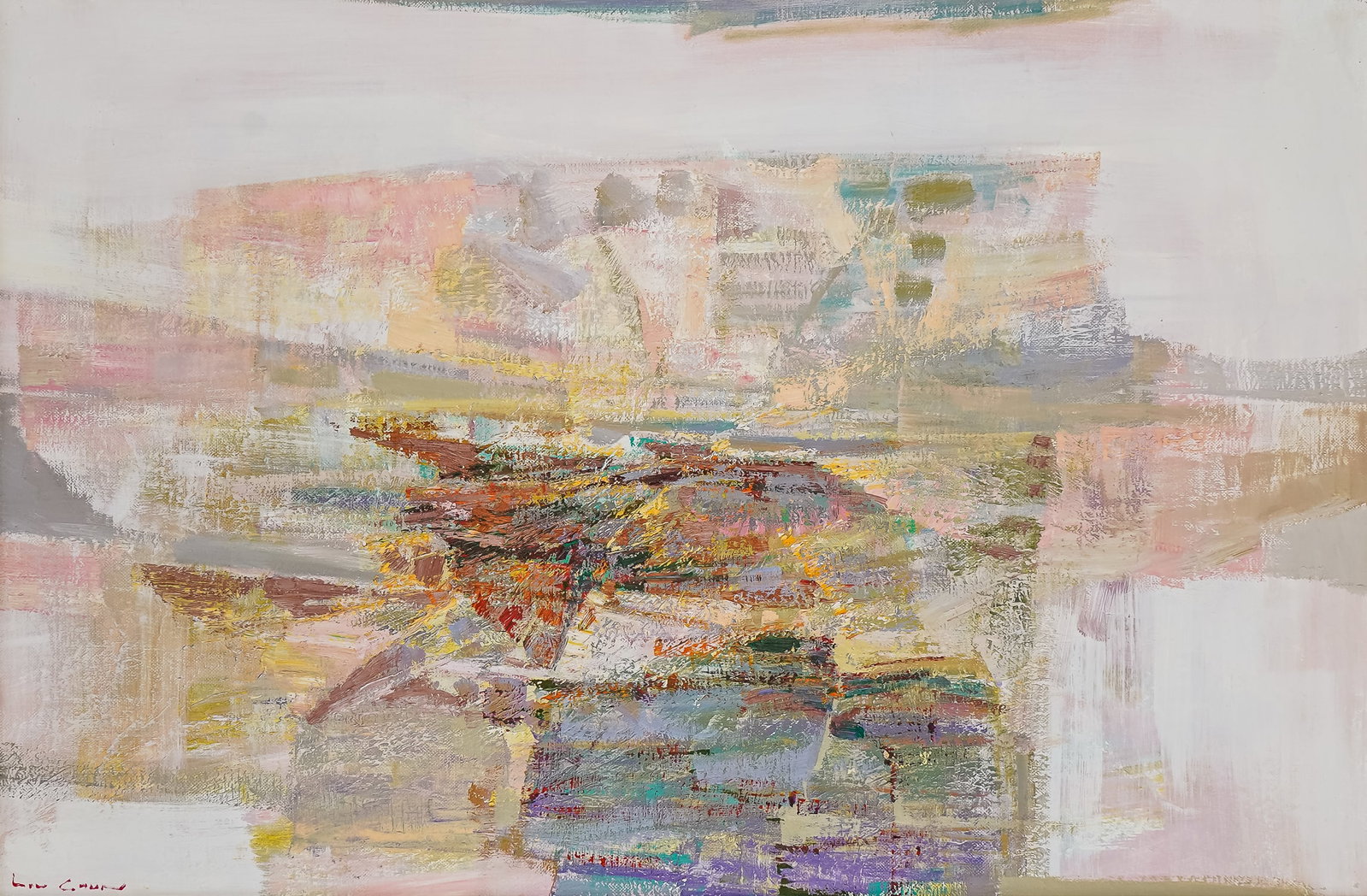 Lau Chun (CH 1942-) Abstract Composition - 2