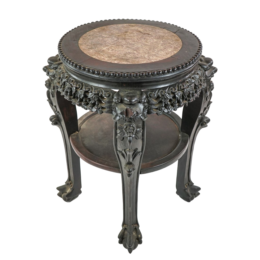 Chinese Marble top Stand (1 of 5)
