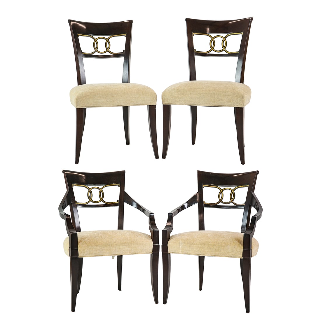 Thomas Pheasant for Baker Regency style Dining chairs (1 of 8)