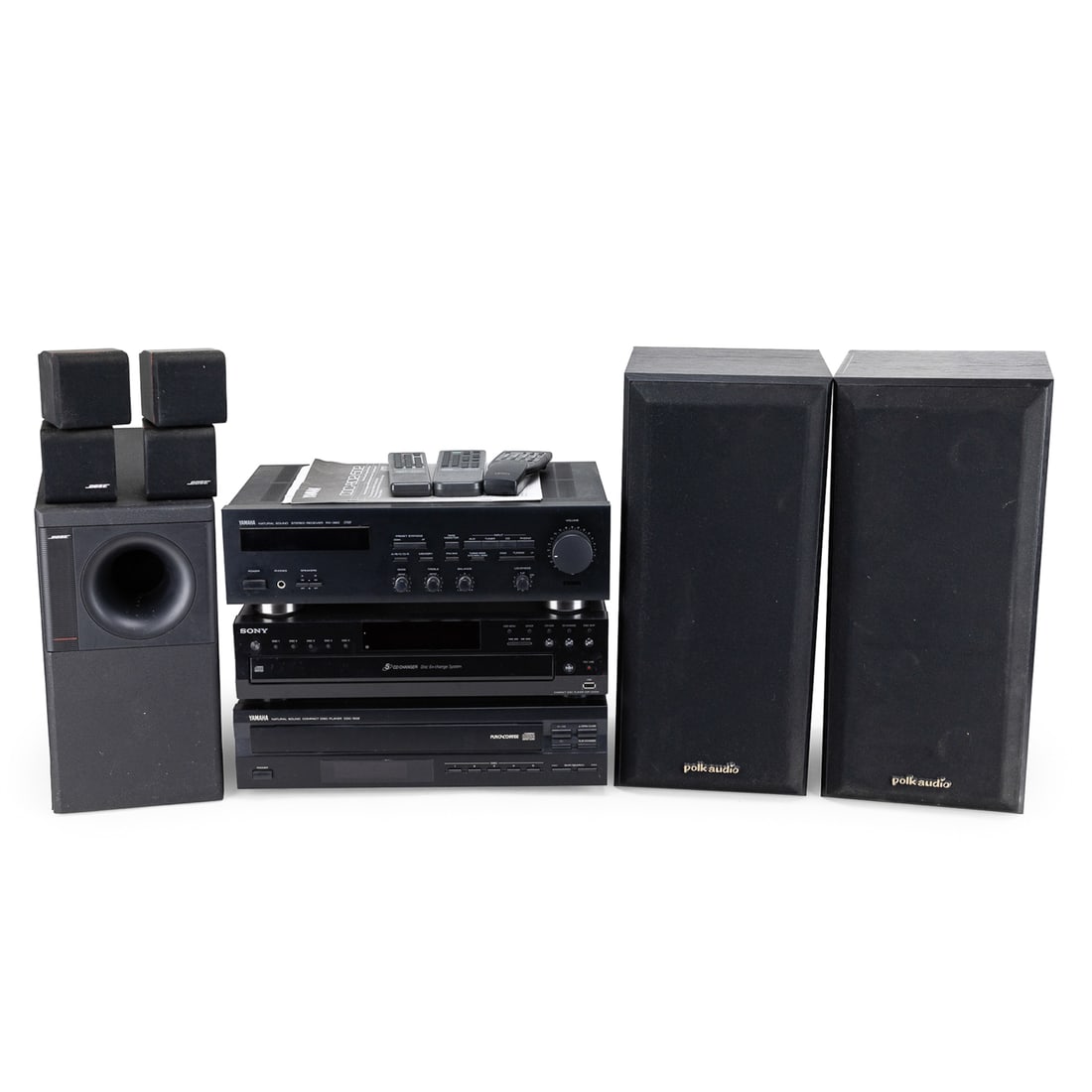 2000's Stereo System with bookshelf Speakers (1 of 13)