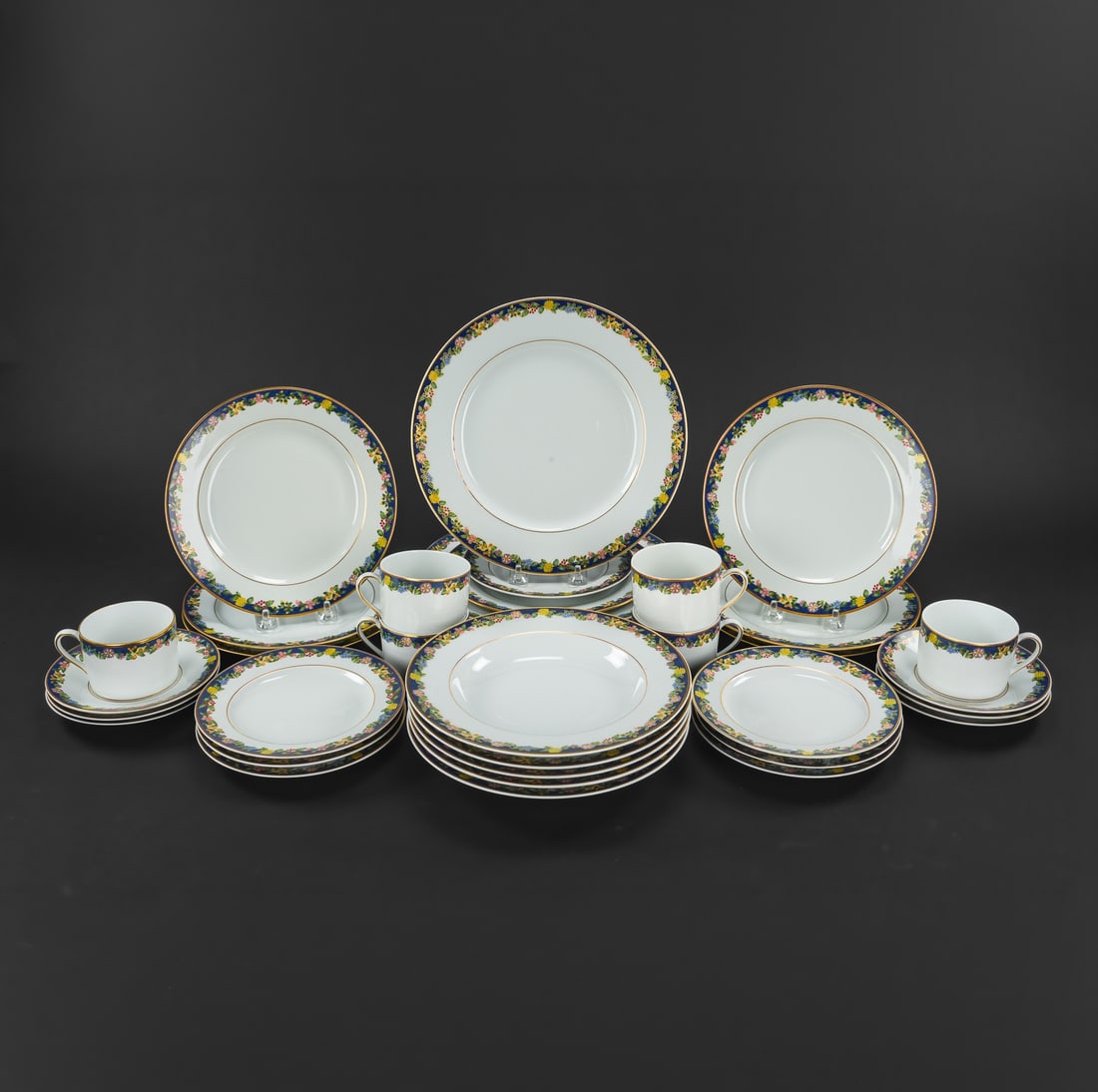 34 pcs. Bernardaud Porcelain Dinnerware (1 of 1)