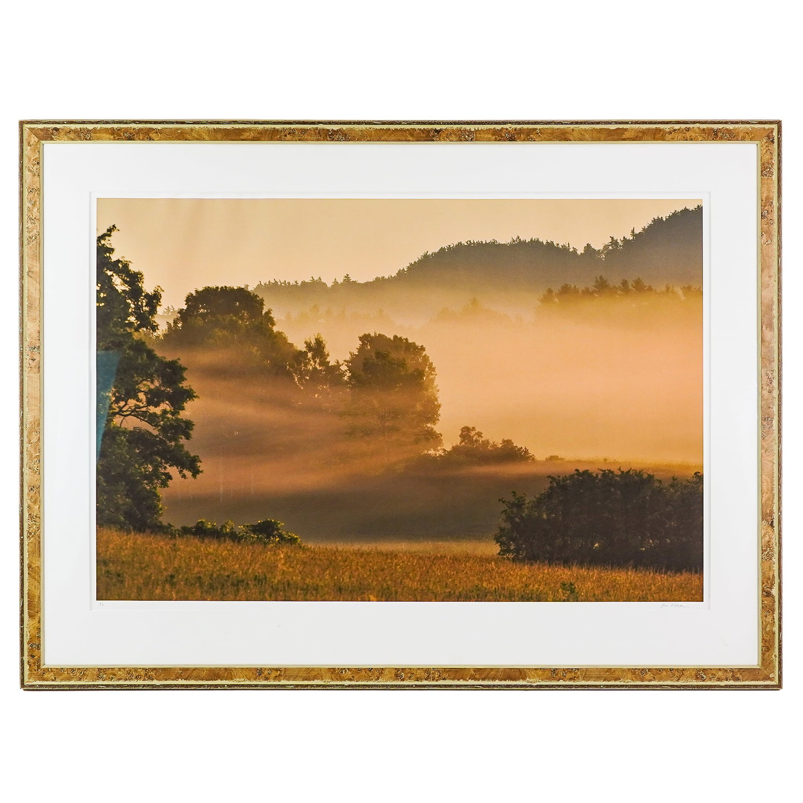 Jill Piper (NY Contemporary) Morning Fog: Jill Piper (New York Contemporary) Morning Fog Photo Process on paper editioned 1/1 and signed lower margin- 26.5 x 40" 37.5 x 50"