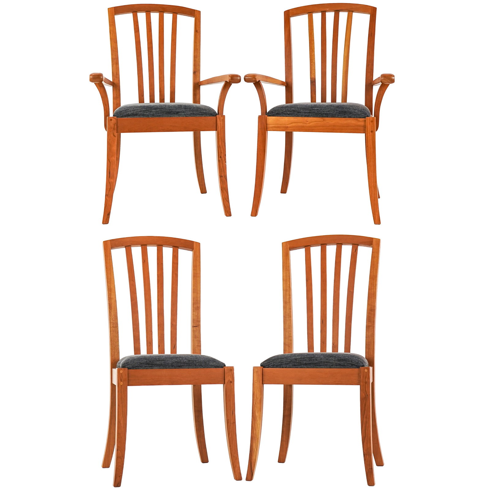 Four Benchmade Cherry Chairs (1 of 8)