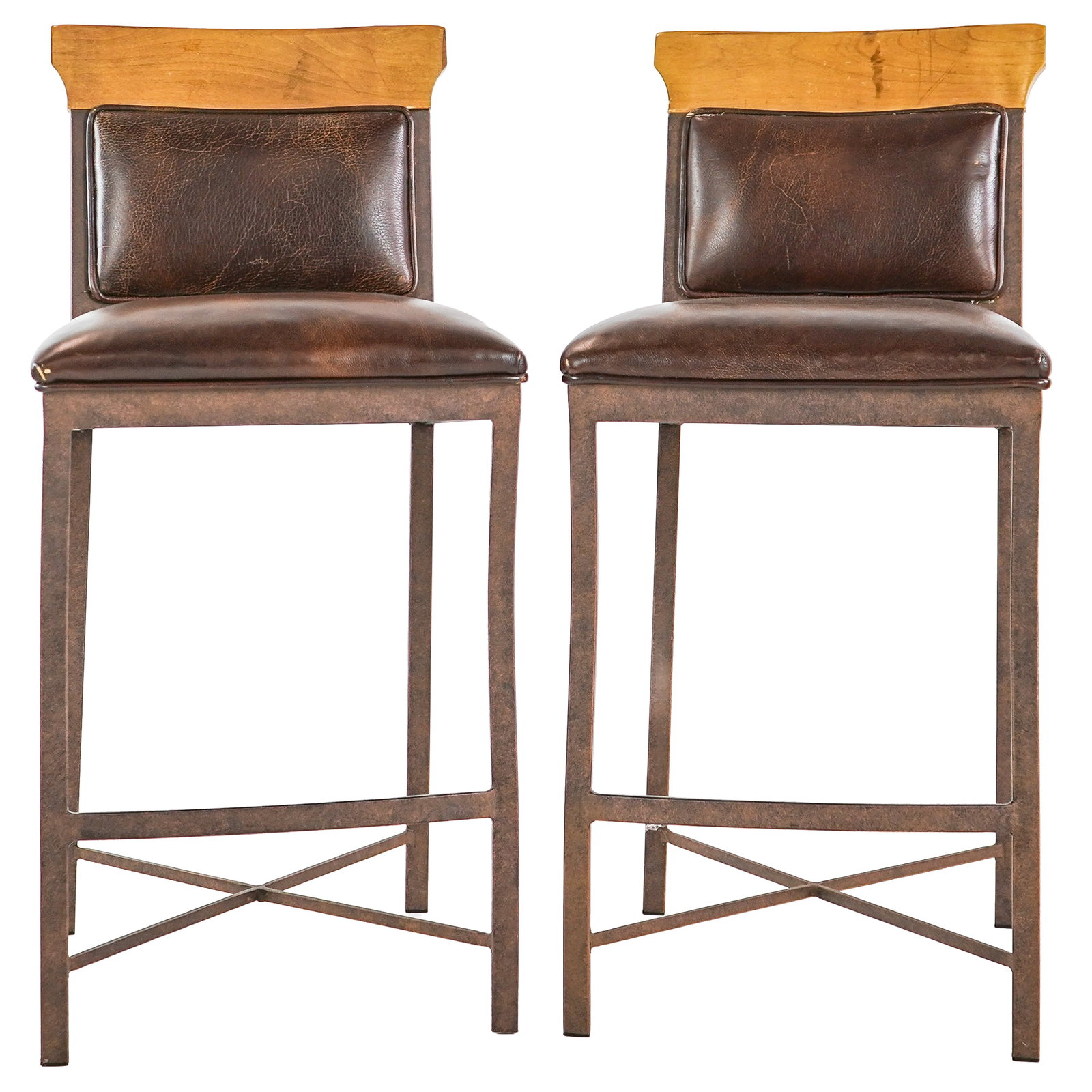 Four Contemporary Bar Stools - 2