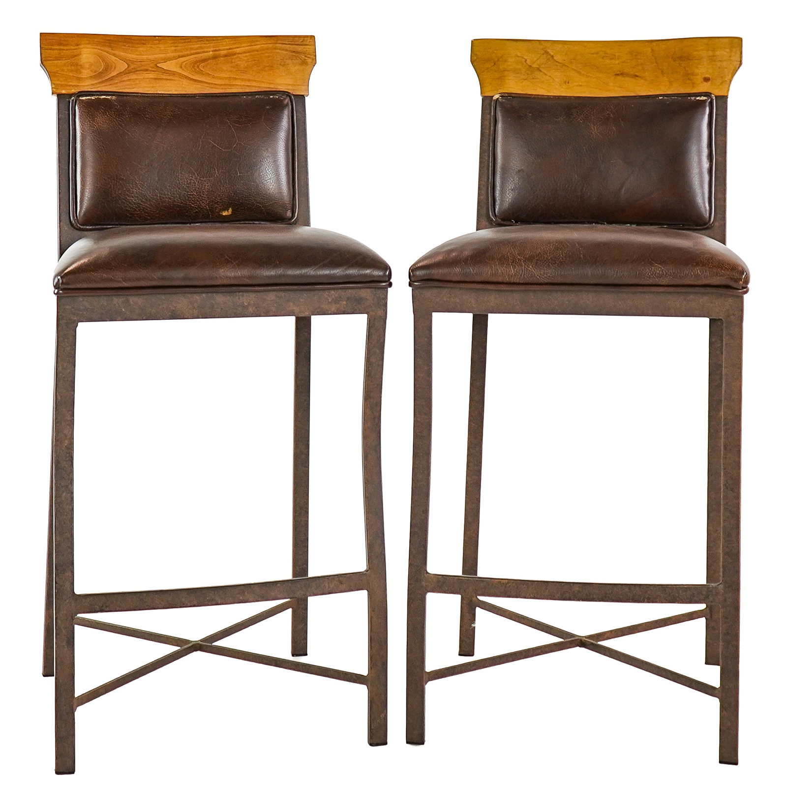 Four Contemporary Bar Stools - 3