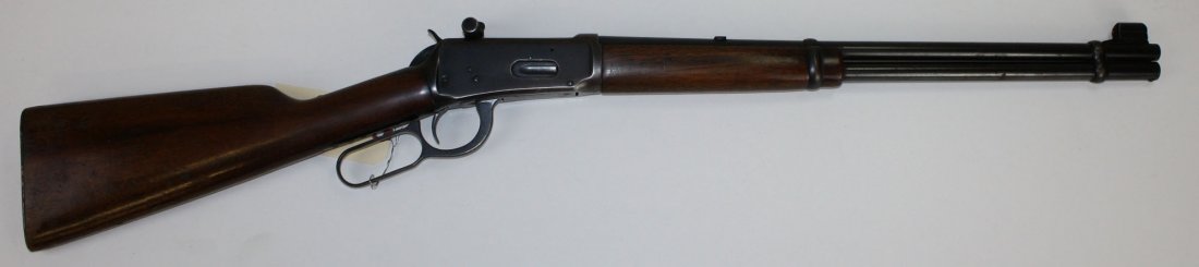 Pre-1964 Winchester Model 1894 Lever Action Carbine: Pre-1964 Winchester Model 1894 Lever Action Carbine with 20"bbl, Redfield peep sight chambered in 30-30 Winchester serial number 1967232 FFL#1785 To be sold in accordance with Federal law. FFL require