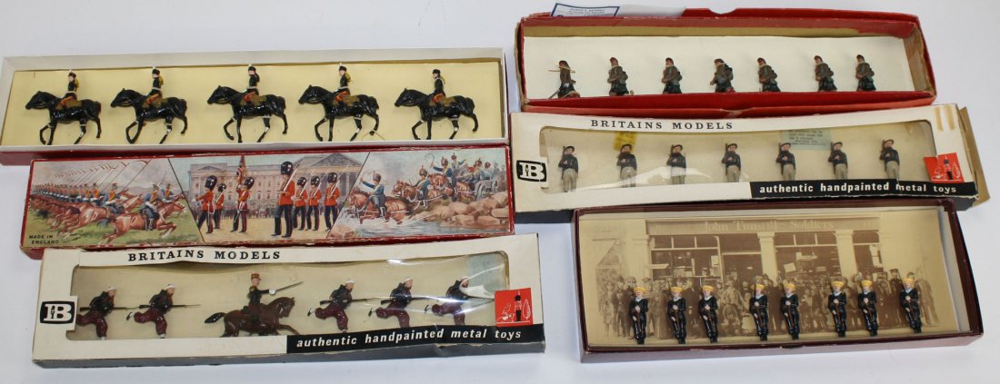 Britains, John Hill, John Gunther- 6 sets: Britains, John Hill, John Gunther- 6 sets