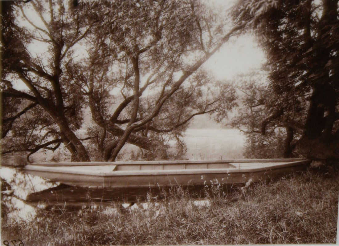 Eugene Atget (French 1857-1927) silver gelatin print ": Eugene Atget (French 1857-1927) silver gelatin print " Etang de Corot" limited Edition reprint from MOMA embossed MOMA CAW 1978 57/100