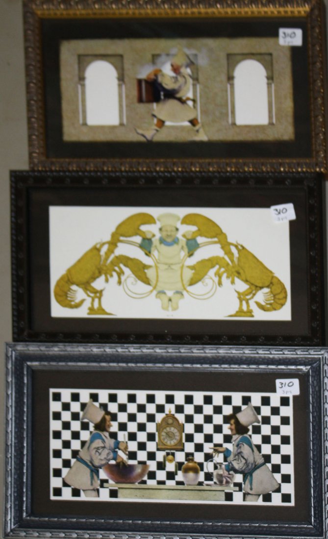 3 Maxfield Parrish magazine prints- each about 4.5” x: 3 Maxfield Parrish magazine prints- each about 4.5” x 9.5”