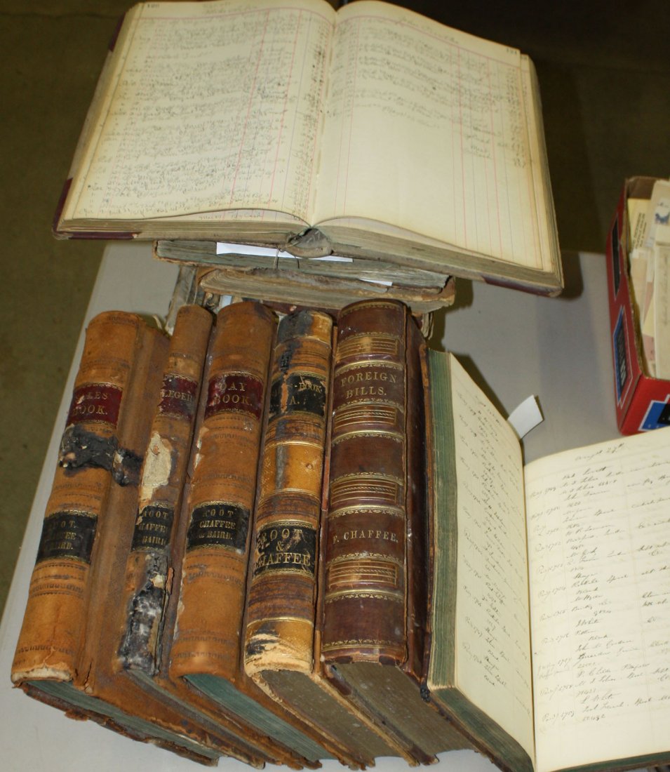 16 Rutland, VT store ledger books for Franklin House: 16 Rutland, VT store ledger books for Franklin House Hotel, grocery store, jeweler and Chaffee general merchandise