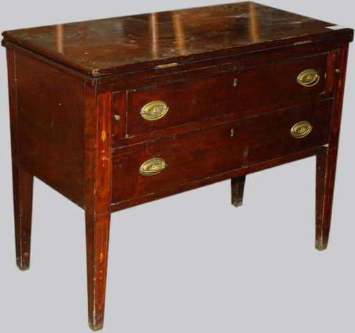 Kentucky Hepp. Bellflower Inlaid Cherry Flip Top Desk Bellflower inlaid cherry flip top desk - Kentucky Hepp. Bellflower Inlaid Cherry Flip Top Desk