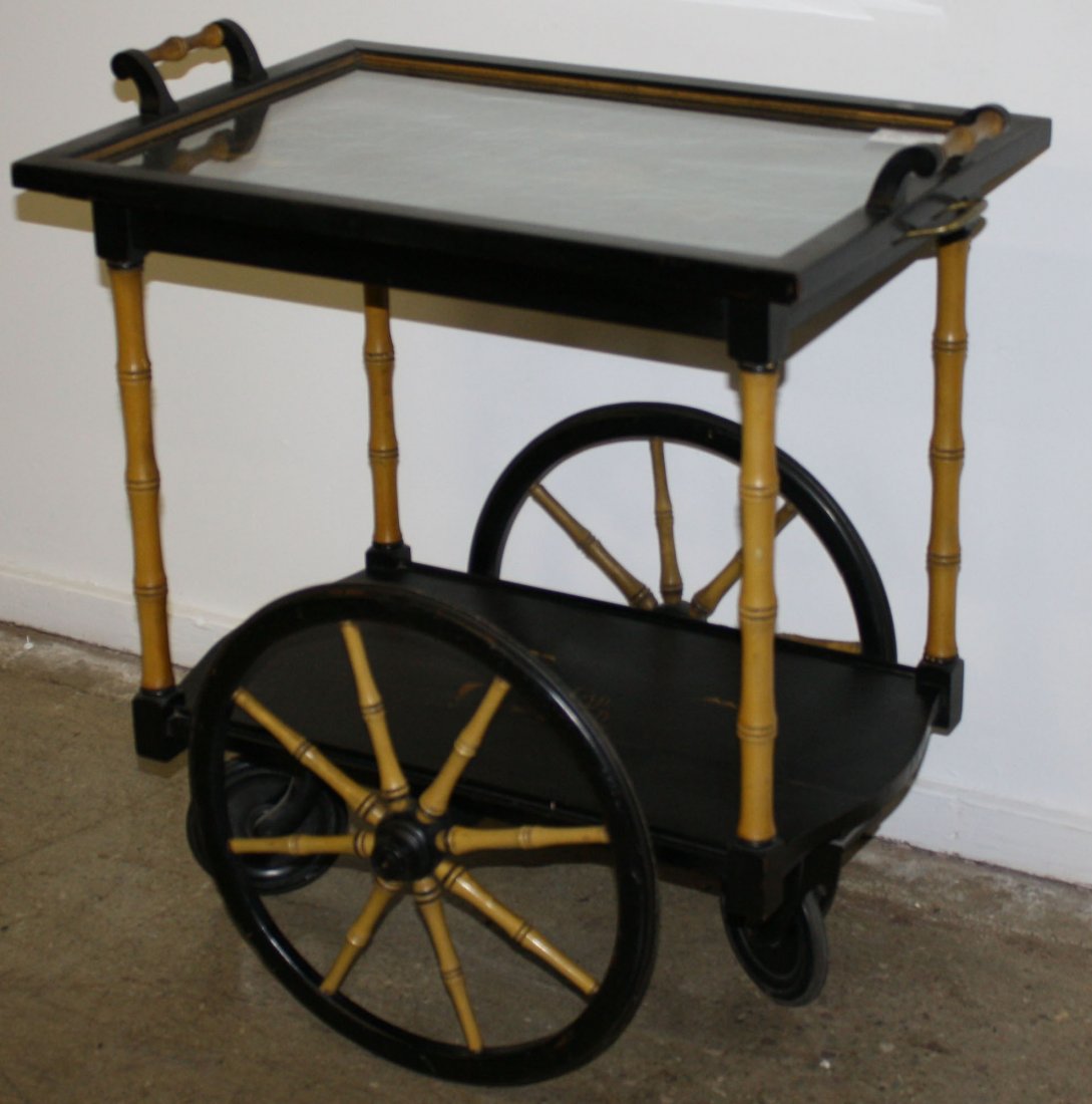 Kittenger Furniture #430 Oriental tea cart 28": Kittenger Furniture #430 Oriental tea cart 28"