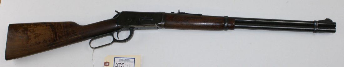 Pre-64 Winchester Model 94 lever action carbine in: Pre-64 Winchester Model 94 lever action carbine in 30-30 Win. - Good condition, stock has significant finish loss FFL#1821