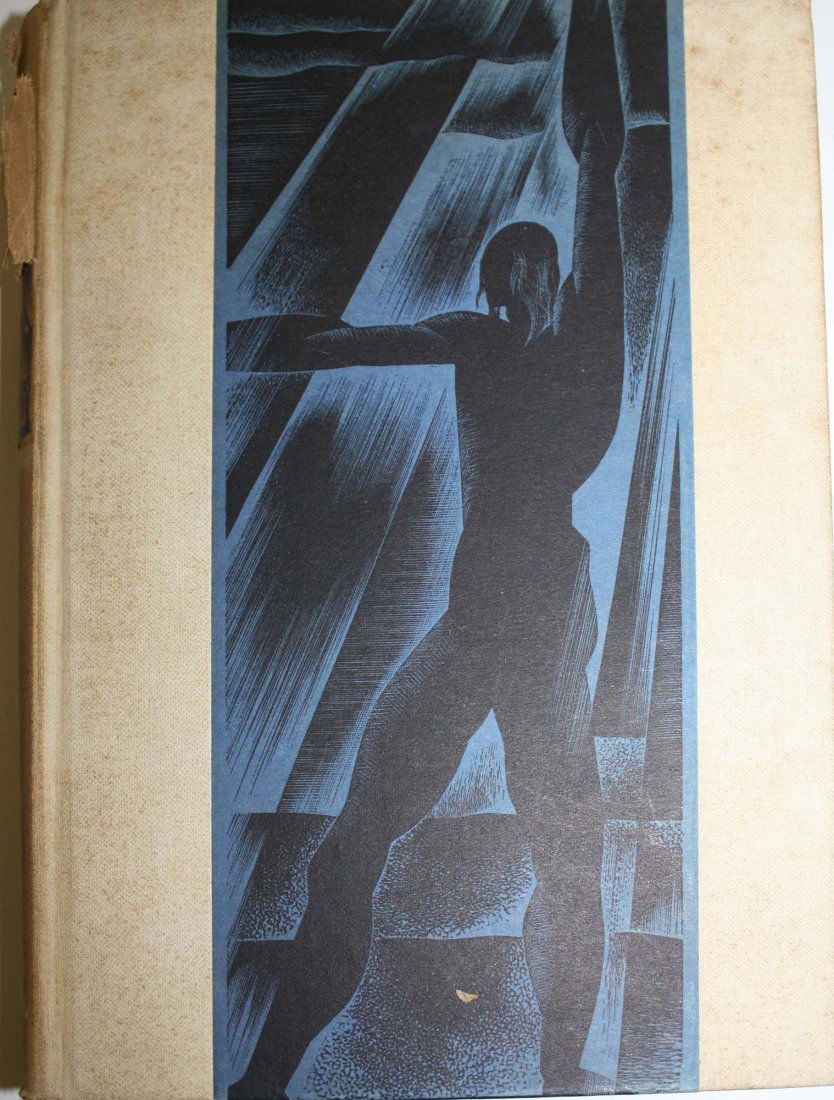 1934 Mary Shelley Frankenstein illus by Lynd Ward, w/: 1934 Mary Shelley Frankenstein illus by Lynd Ward, w/ orig slipcase