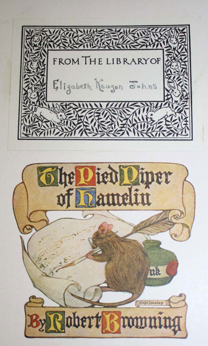 Benjamin Disraeli- Earl of Beaconsfield 100 political: Benjamin Disraeli- Earl of Beaconsfield 100 political cartoons for Mr Punch- Punch Office1878; Robert Browning- The Pied Piper of Hamelin-Illust Hope Dunlap- Rand McNally 1910; Fairy Tales of the Brot