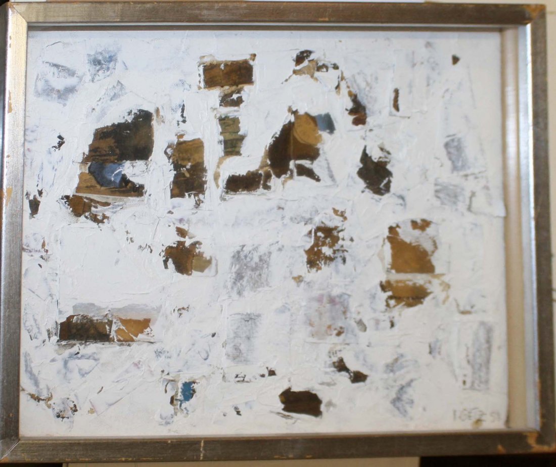 Ilse Getz (Am 1917-1992) Collage #14 mixed media 8 x: Ilse Getz (Am 1917-1992) Collage #14 mixed media 8 x 11" signed lower right