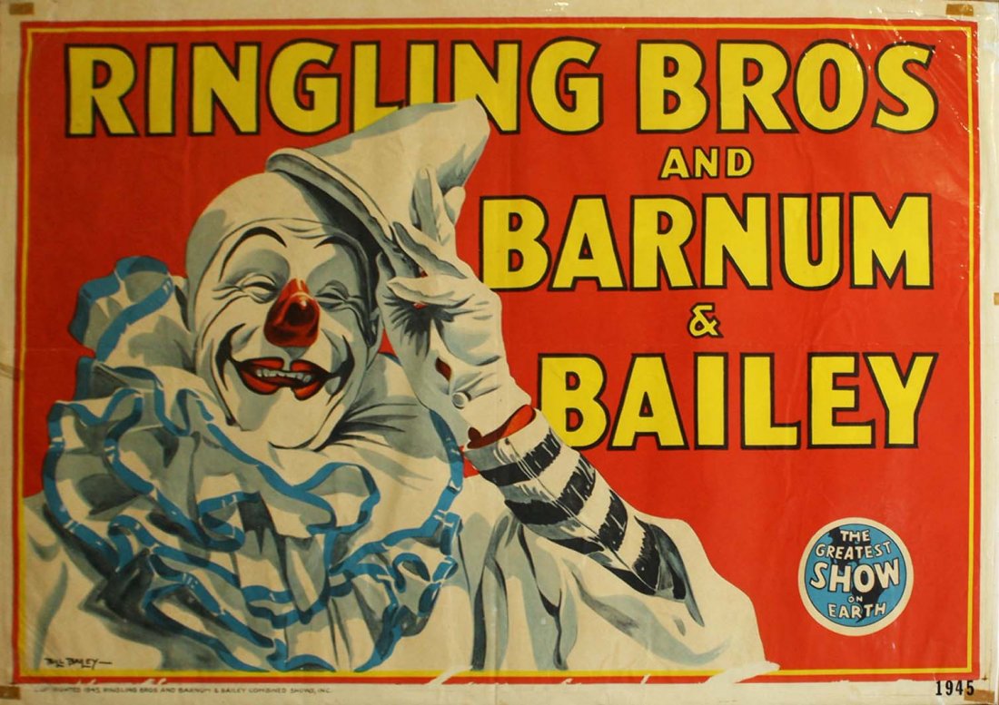 Ringling Bros. And Barnum & Bailey / Clown Tipping Hat.