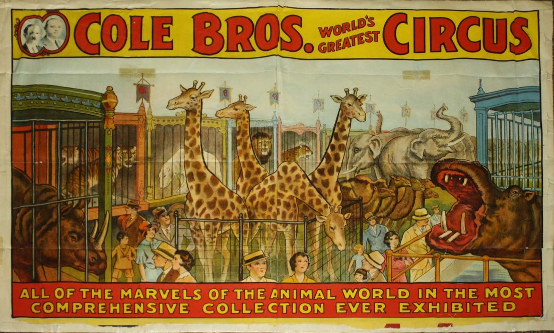 Cole Bros World Greatest Circus / All of the Marvels of (1 of 3)