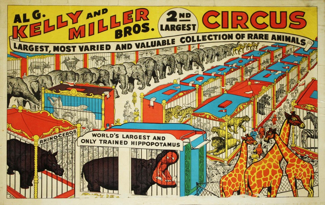 Al G. Kelly and Miller Bros 2nd Largest Circus / (1 of 2)