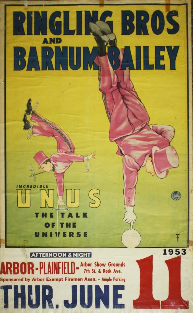 Ringling Bros and Barnum & Bailey / Incredible UNUS - (1 of 2)