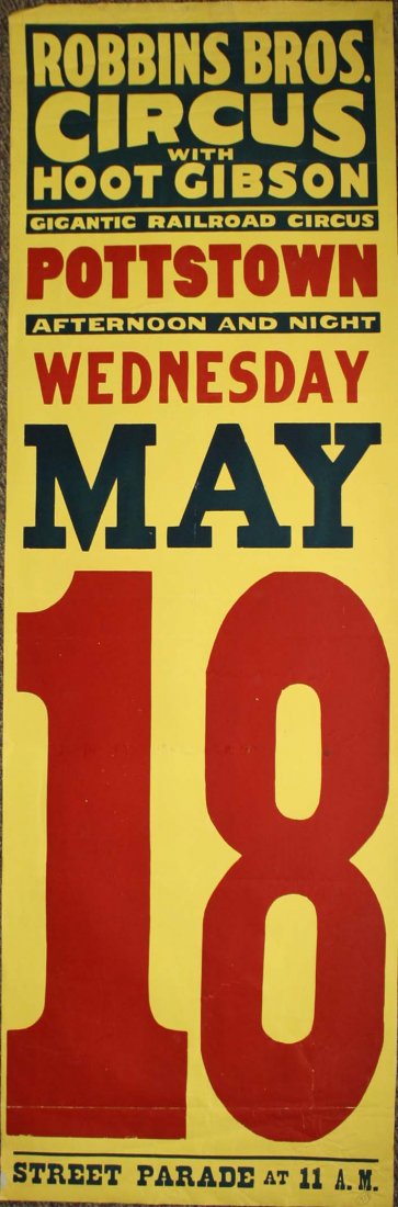 Robbins Bros Circus / Gigantic Railroad  Circus - with (1 of 1)