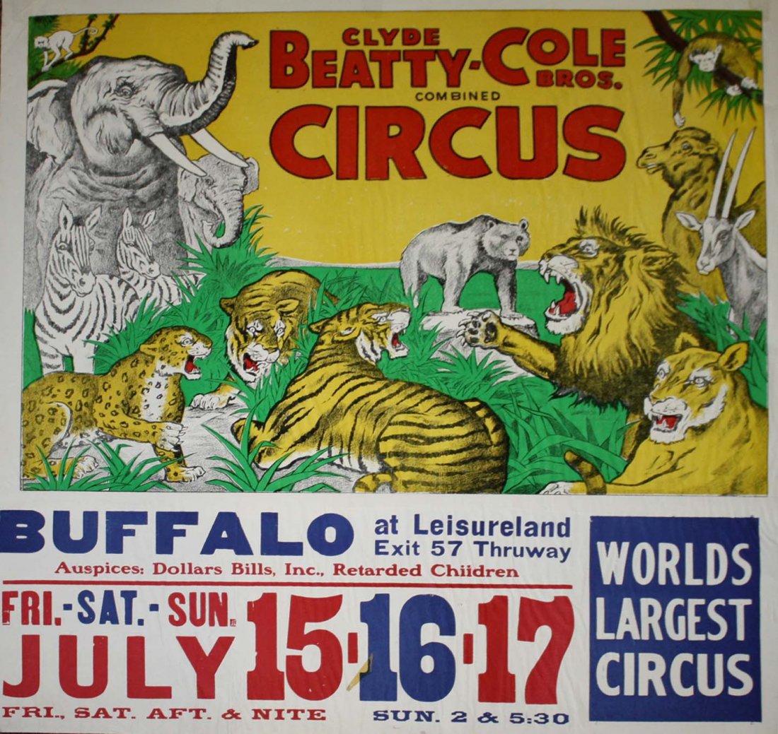 Clyde Beatty-Cole Bros / Combined Circus. Features (1 of 1)