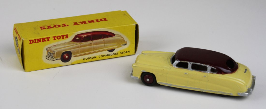 Dinky Toys 171 Hudson Commodore sedan, two tone, w/ (1 of 3)
