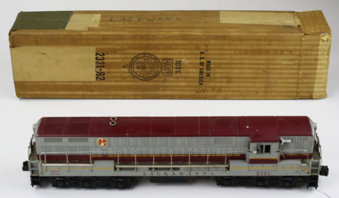 postwar Lionel “O” gauge 2321 Lackawanna locomotive w/ (1 of 4)