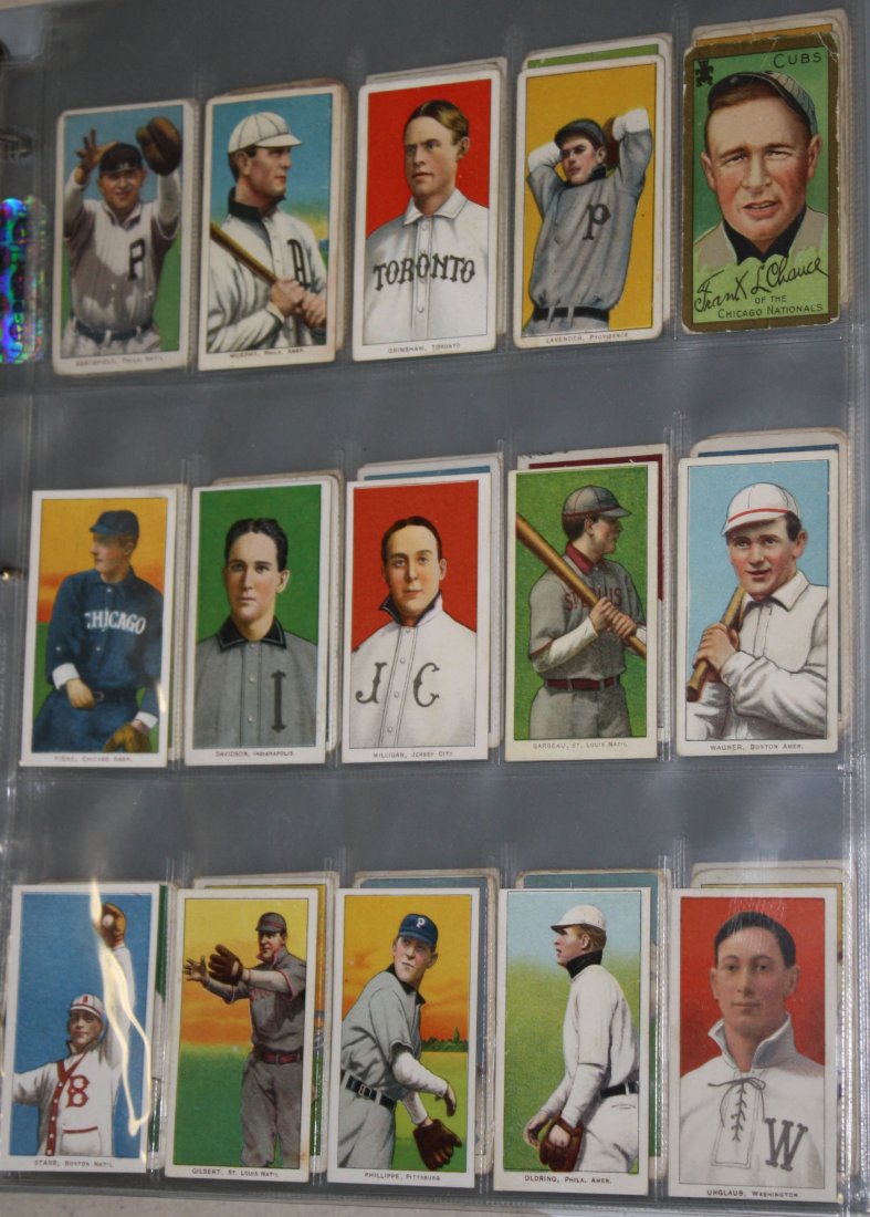 1909 to 1911 white border baseball cards including: 1909 to 1911 white border baseball cards including Piedmont and Sweet Caporell -Murphy, Grimshaw, Lavender, Chauce, Fieme.Davidson, Milligan, Barbeau, Wagner,Starr,Gilbert,Phillipe,Oldring, Unglaub, B