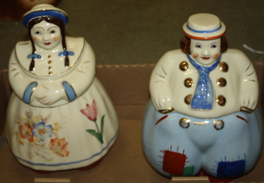 Scarce USA "Happy" and "Cooky" Dutch style boy and girl (1 of 1)