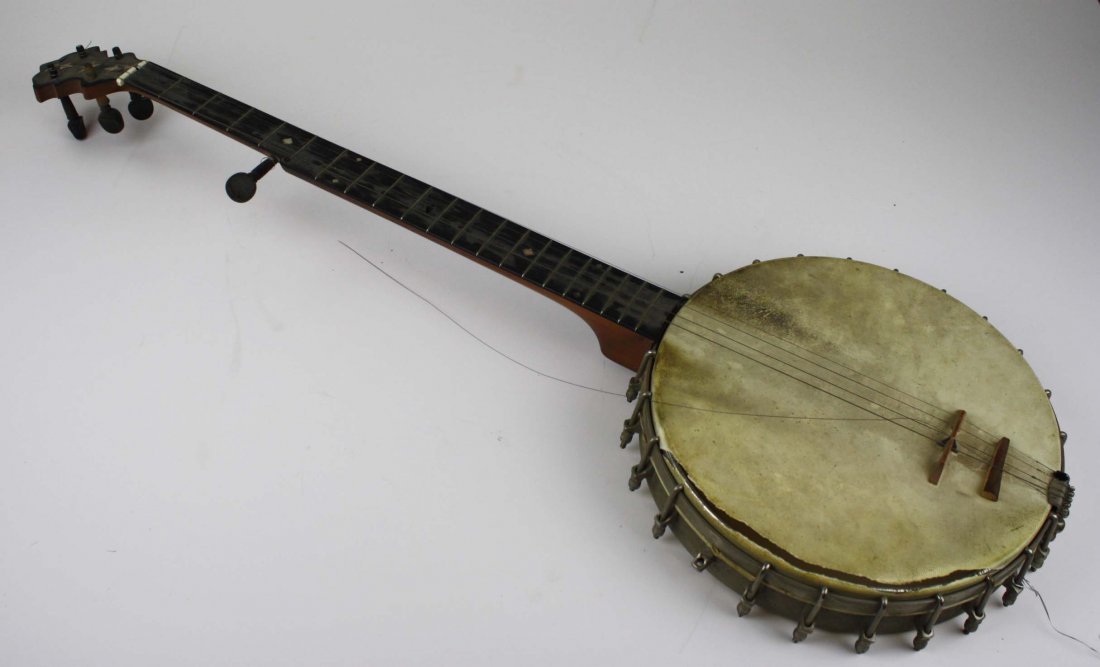 S S Stewart 5 string banjo, grade 2, as found, length (1 of 5)