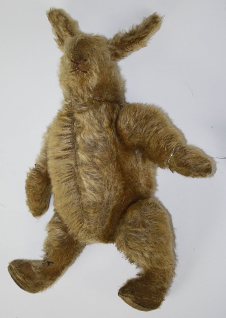 early Peter Rabbit jtd mohair rabbit, long bent arms, (1 of 1)