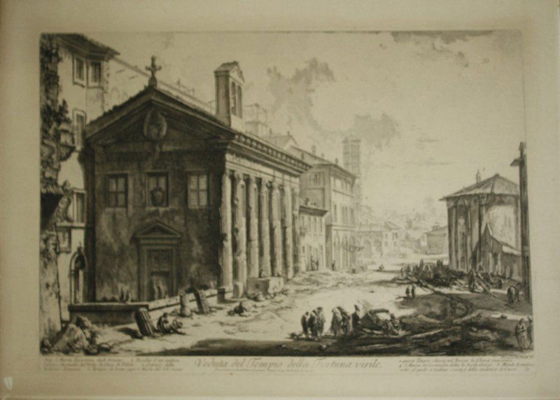 18th c Giovanni Battista Piranesi etching “Veduta del (1 of 2)