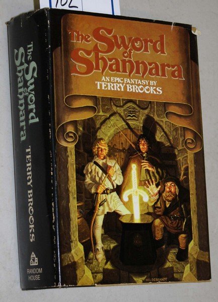 Terry Brooks-The Sword of Shannara- 1977 Random House: Terry Brooks-The Sword of Shannara- 1977 Random House 1st Edition book club with full color Brothers Hildebrandt fold out and original dust jacket