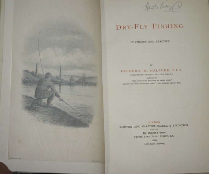 Frederic M. Halford- Dry Fly Fishing- 1889 Sampson Low, (1 of 2)