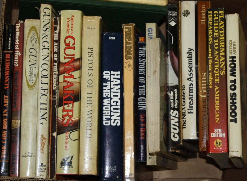 Approx 40 Reference books on Firearms reference guides (1 of 3)