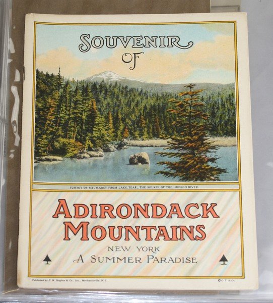 Loose leaf album with ephemera items from New York (1 of 6)