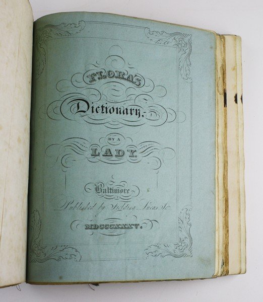 1835 “Flora's Dictionary by a Lady” published by (1 of 3)
