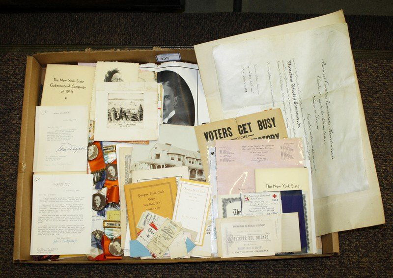 Richard W Lawrence political & personal ephemera, incl (1 of 5)