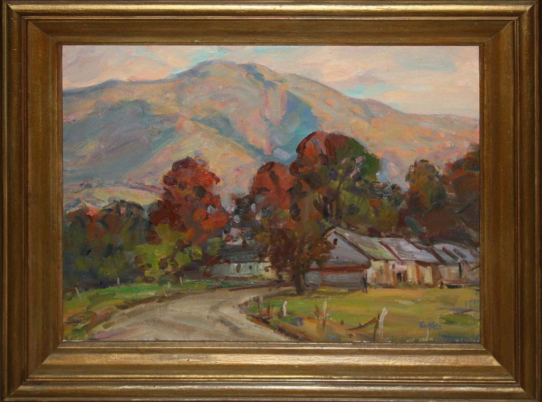 Thomas Curtin (VT 1899-1977) Farm at the base of Mount (1 of 1)