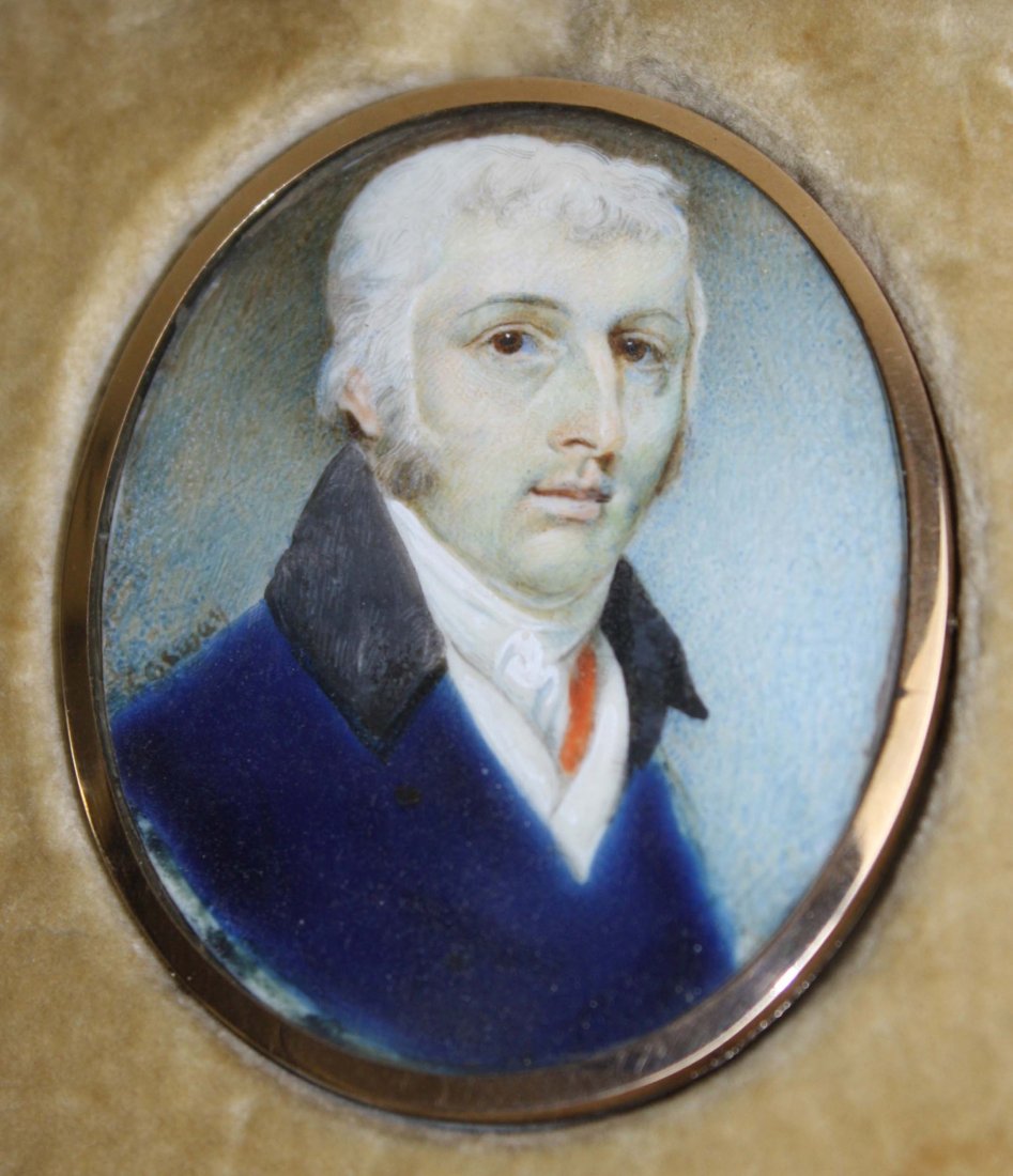 Richard Cosway (English 1742-1821) 18th c signed (1 of 2)