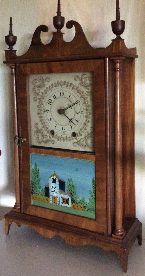 Rare Mark Leavenworth miniature pillar and scroll (1 of 8)