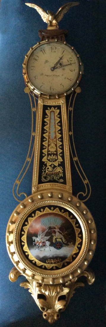 Fine Ray Keefer girandole clock made prior to or in (1 of 3)