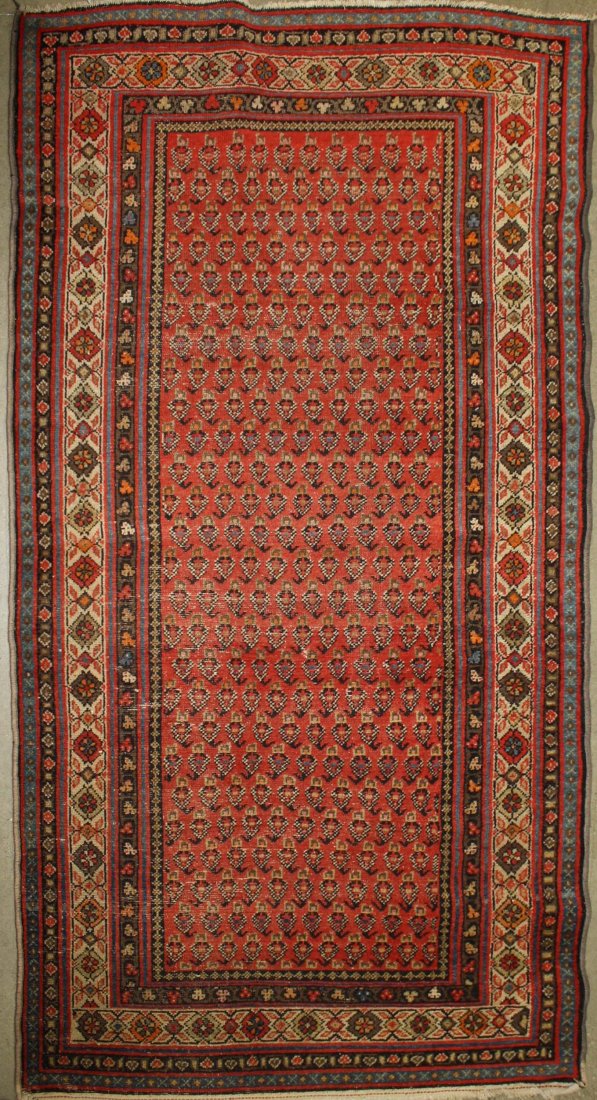 Persian allover boteh design Oriental area rug, 3'8€ (1 of 4)