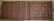 Soumac flatwoven camel bag face Oriental area rug w/