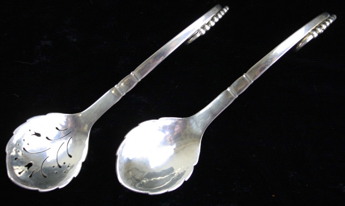 pr of matching Georg Jensen Denmark pattern 41 Art (1 of 3)