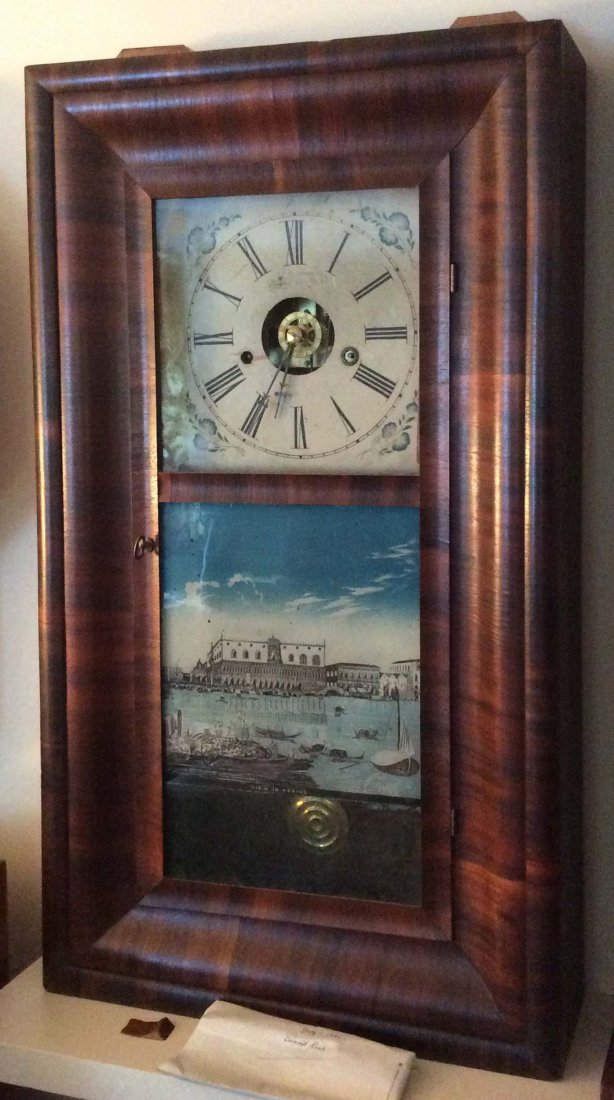 E.N. Welsh Forestville, Connecticut, ogee mantel clock, (1 of 2)
