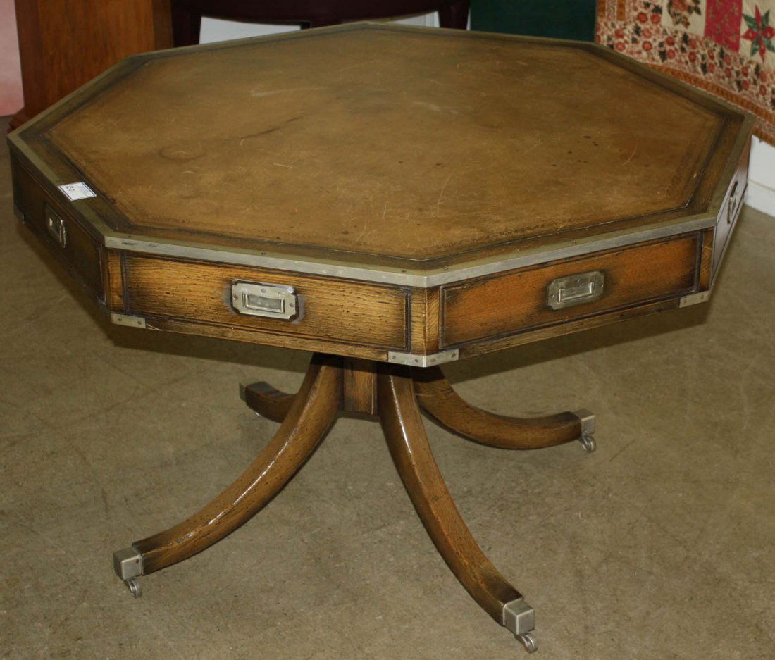 REH Kennedy “Military” campaign style octagonal table (1 of 1)
